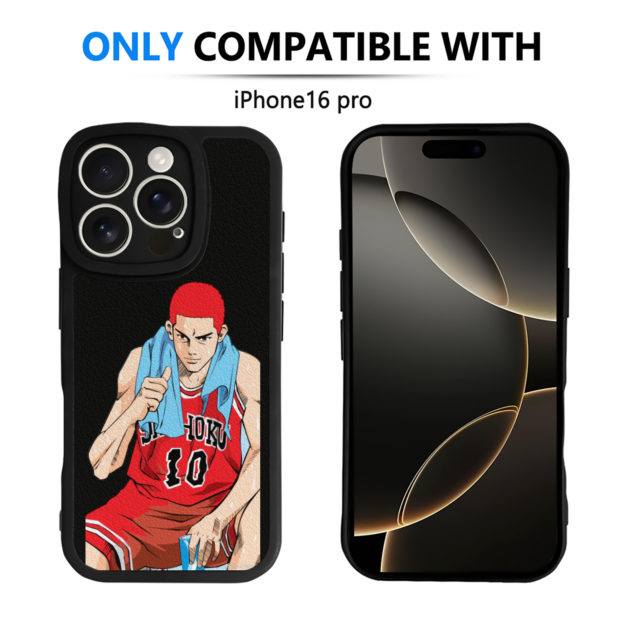 （画像用） SLAM DUNK／スラムダンク 【iPhone 16シリーズ対応】シリコンスマホケース（レザー調） 材質：シリコン
